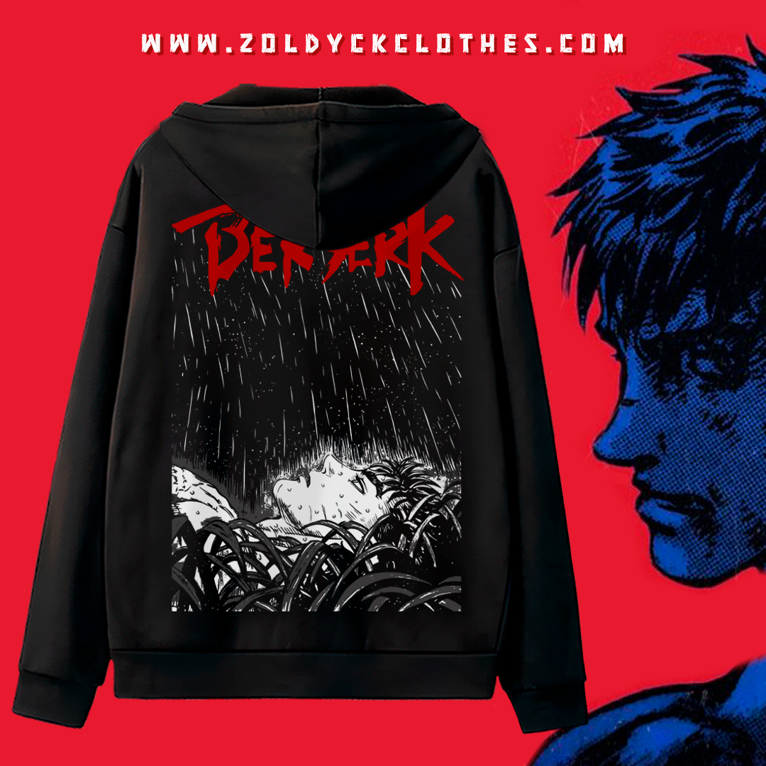 👕🧥 Guts bajo la lluvia (Berserk)