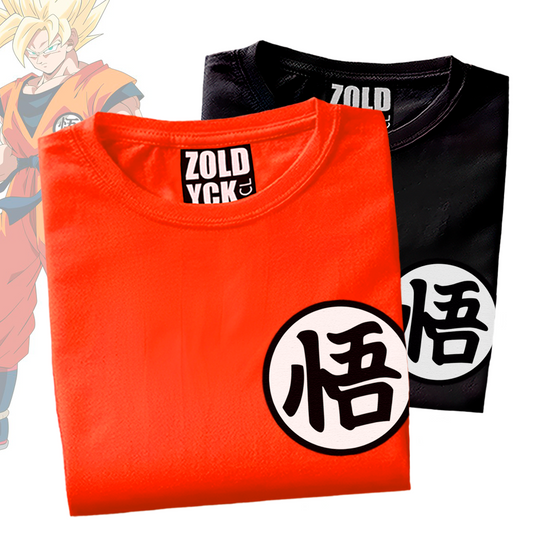 👕 Polera "Kanji de Goku" (Dragon ball z)