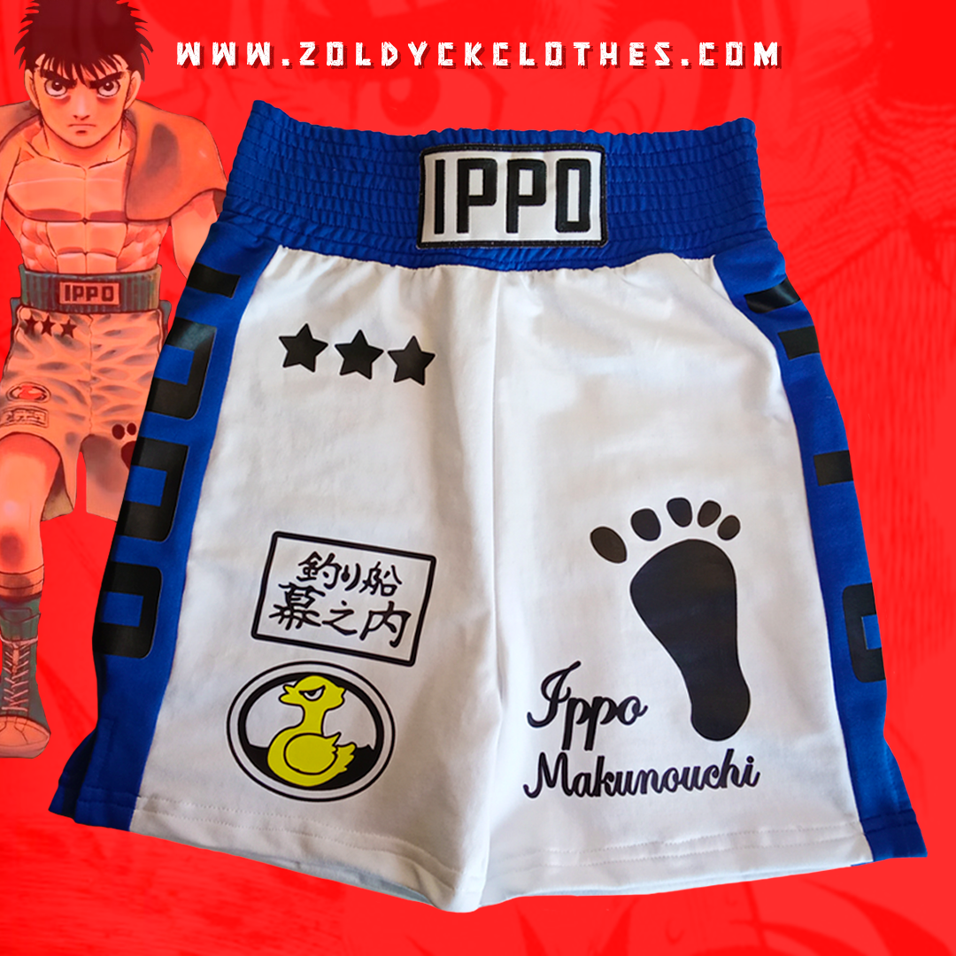 🩳 Short Ippo Makunouchi (versión 3 estrellas negras) de Hajime no ippo