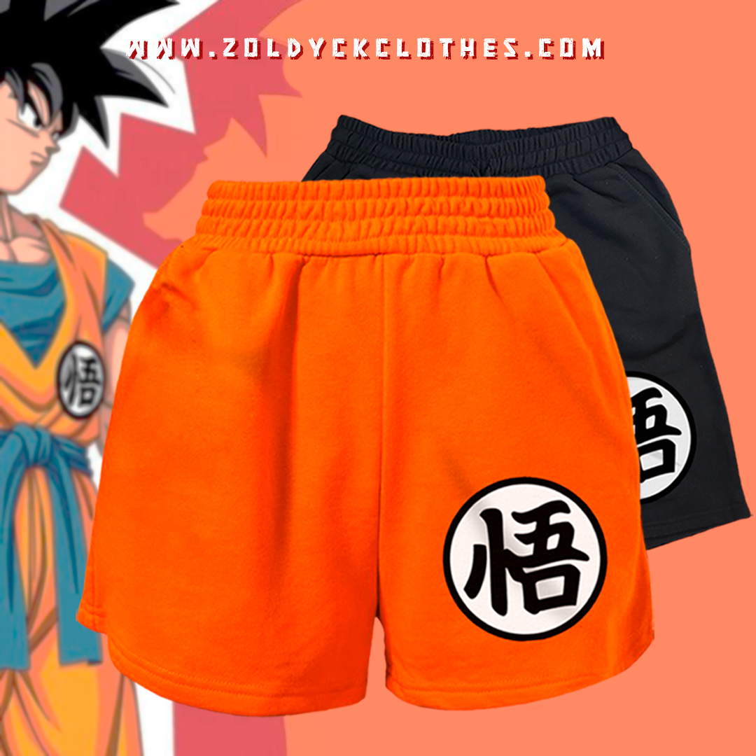 🩳 Short "Kanji Son Goku" (Dragon Ball Z)